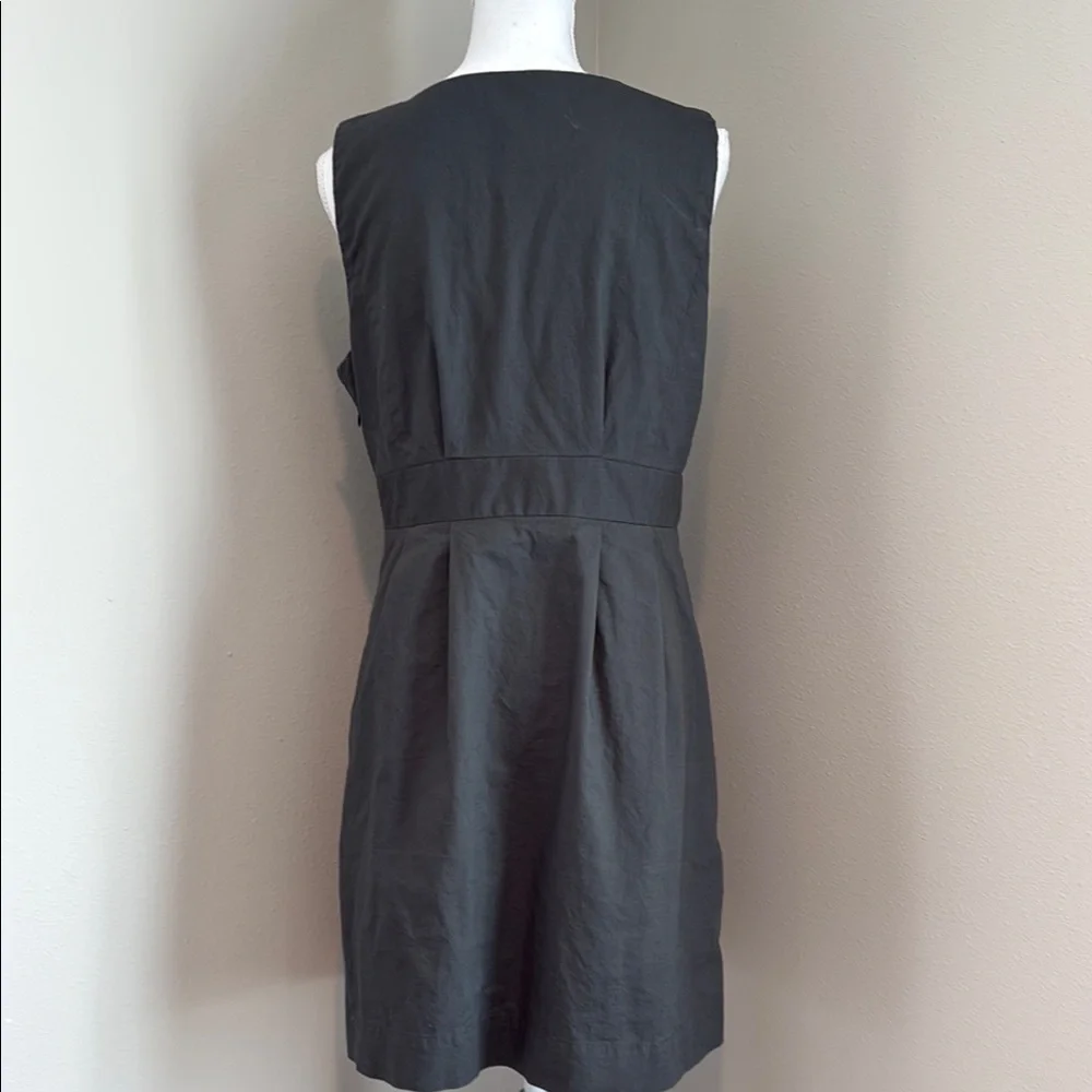J. CREW | Caroline Dress | Sleeveless Inverted Pleat | Style 44774 (Olive) US12